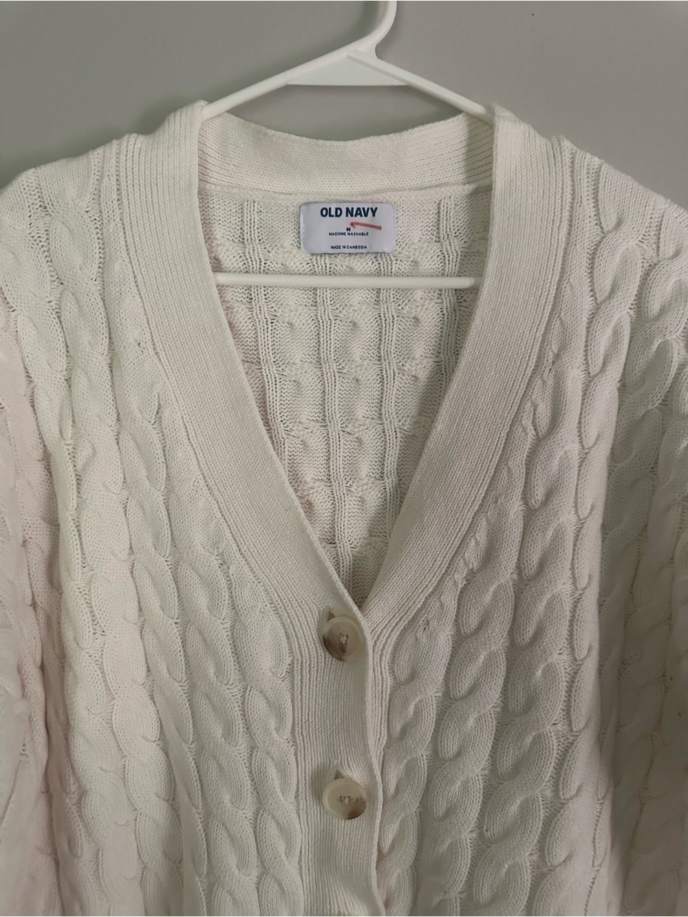 Old Navy Cable-Knit V-Neck Cardigan